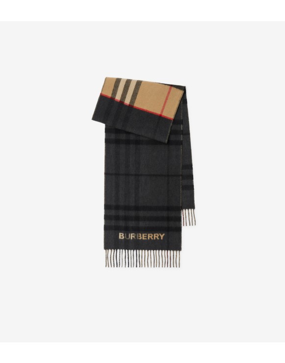 Burberry scarf mens black online