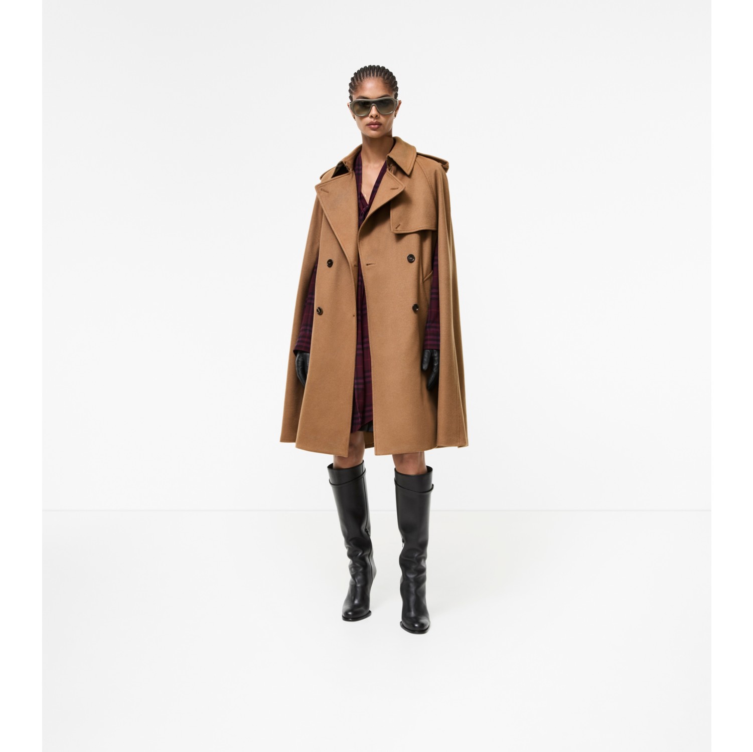 羊绒 Belmont Trench 斗篷