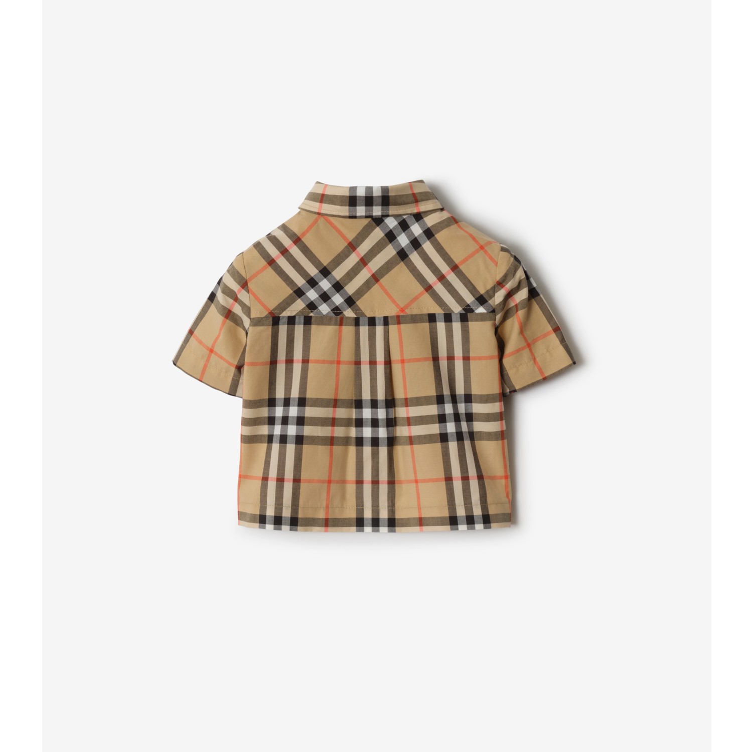 格纹棉质两件套