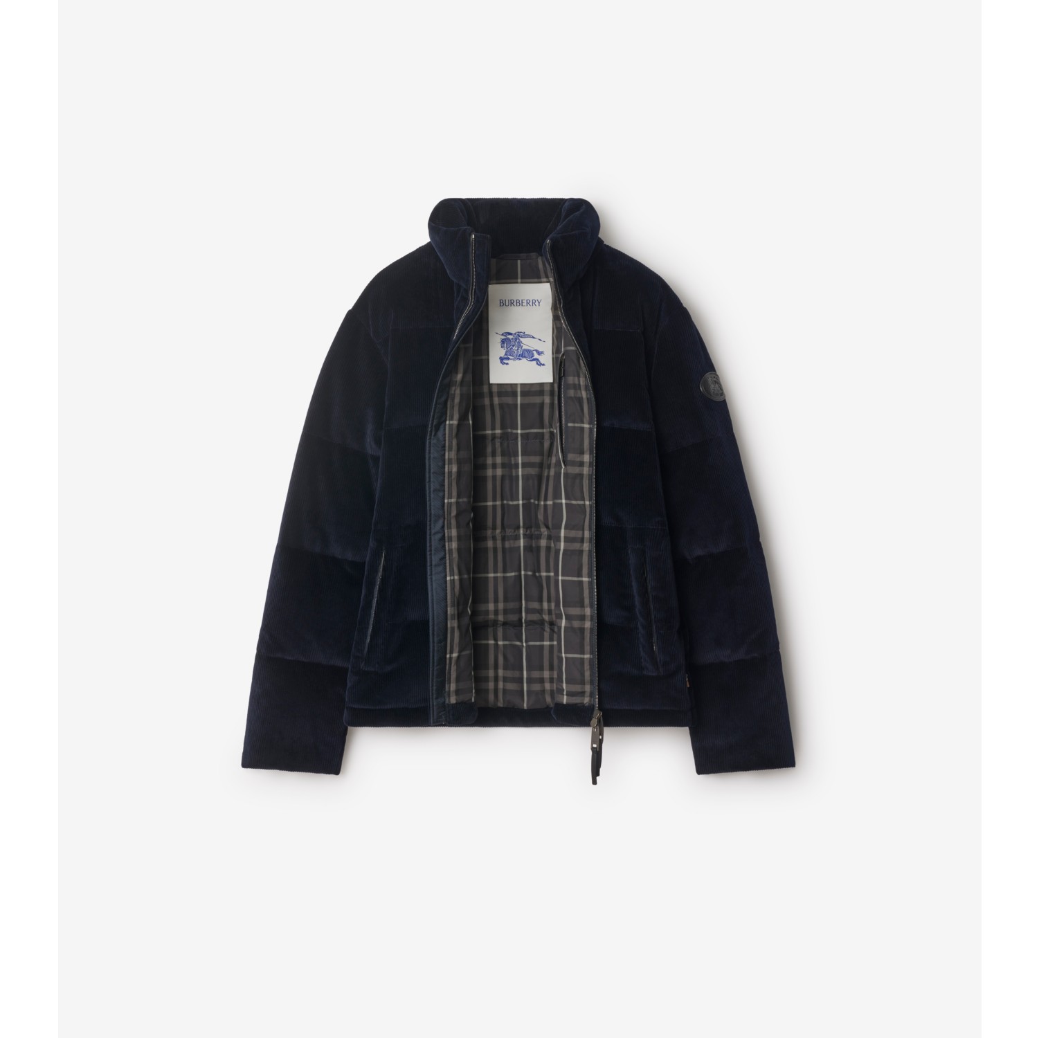 灯芯绒羽绒服