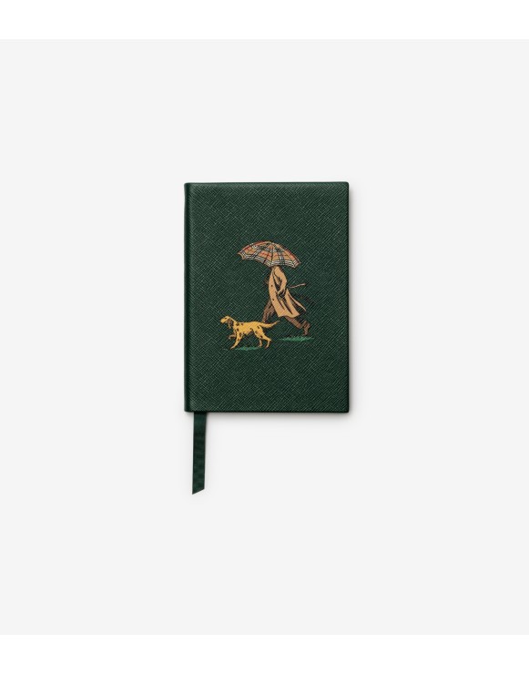 Burberry x Smythson 联名巴拿马皮革 Soho 纸质笔记本