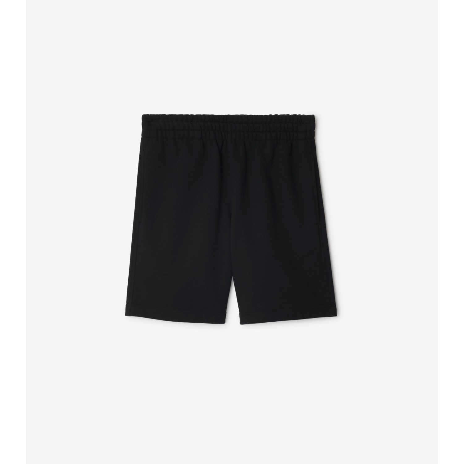 格纹标签棉质短裤