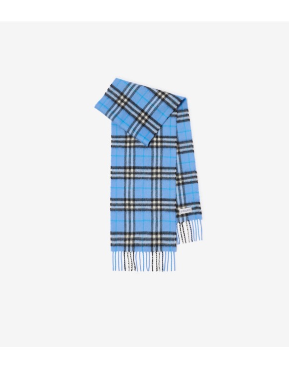 格纹羊绒围巾