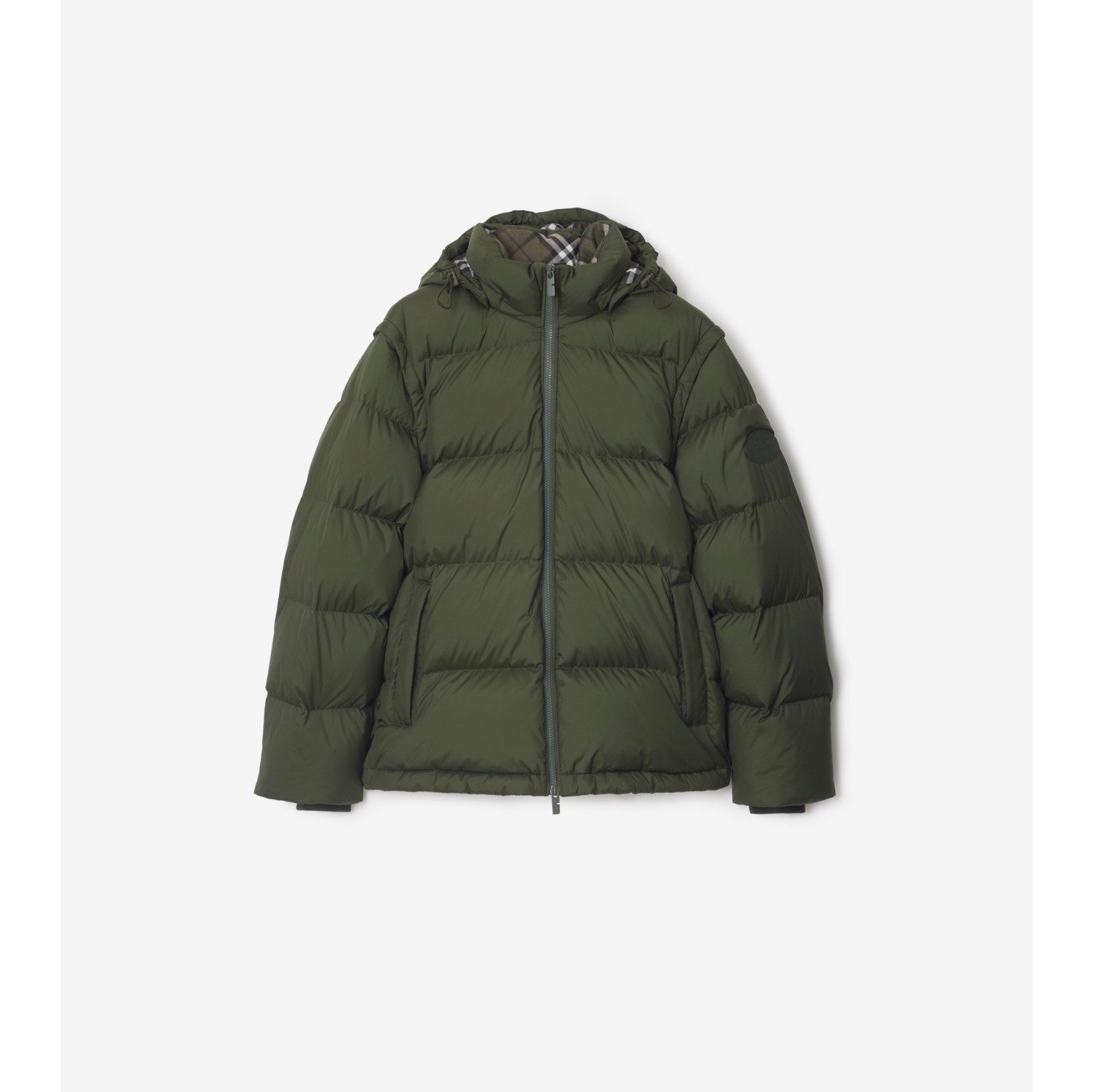 可拆式衣袖羽绒服