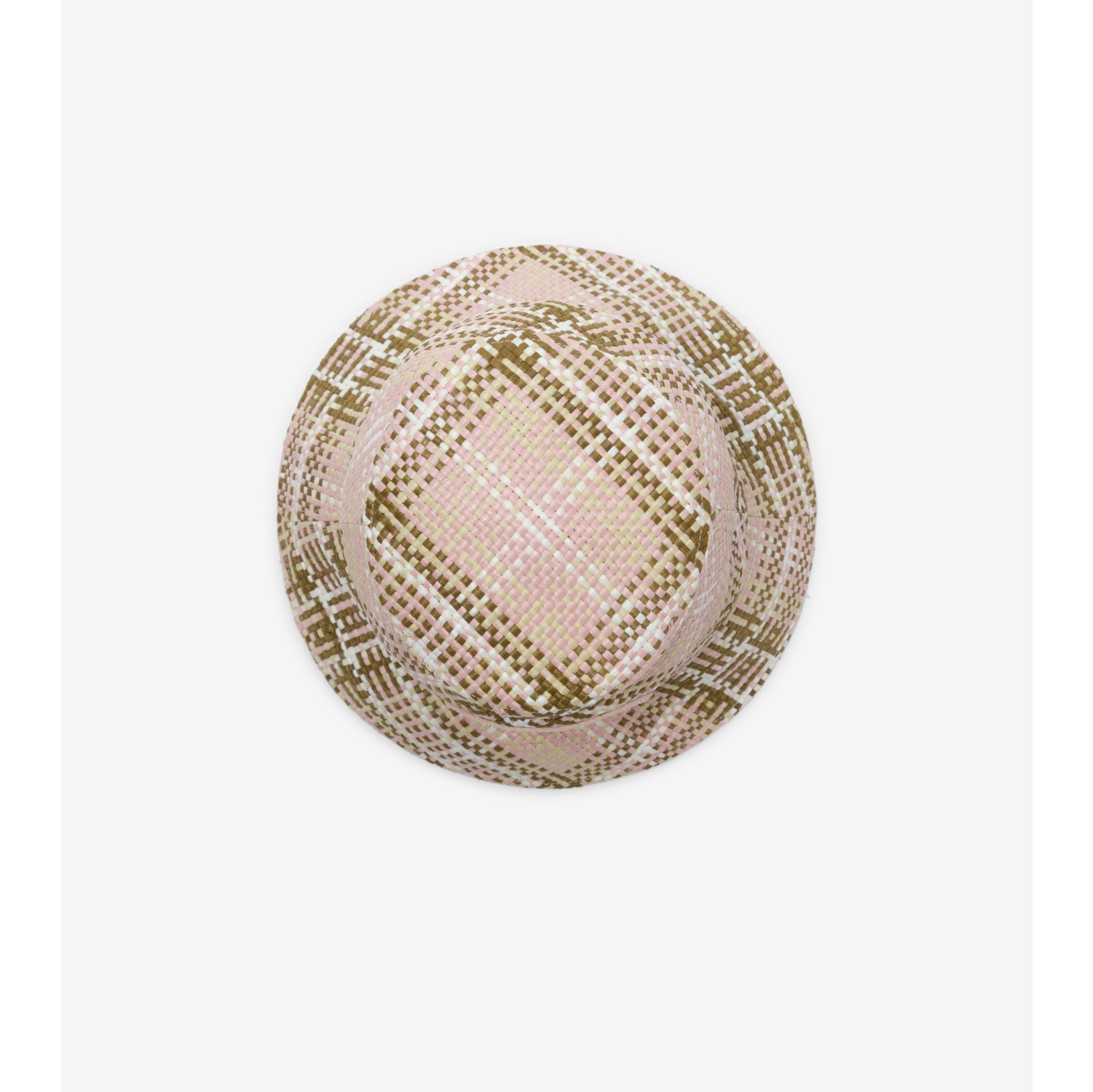 骑士印章酒椰纤维质感渔夫帽