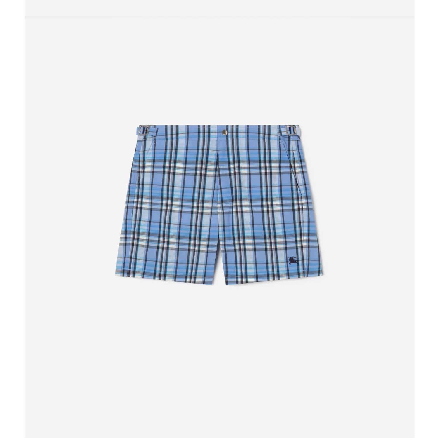 格纹泡泡纱游泳裤