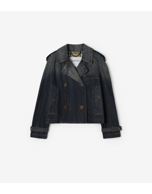 及腰短款牛仔 Mayfair Trench 外套