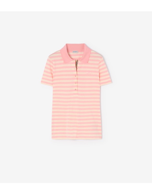 条纹棉质 Polo 衫