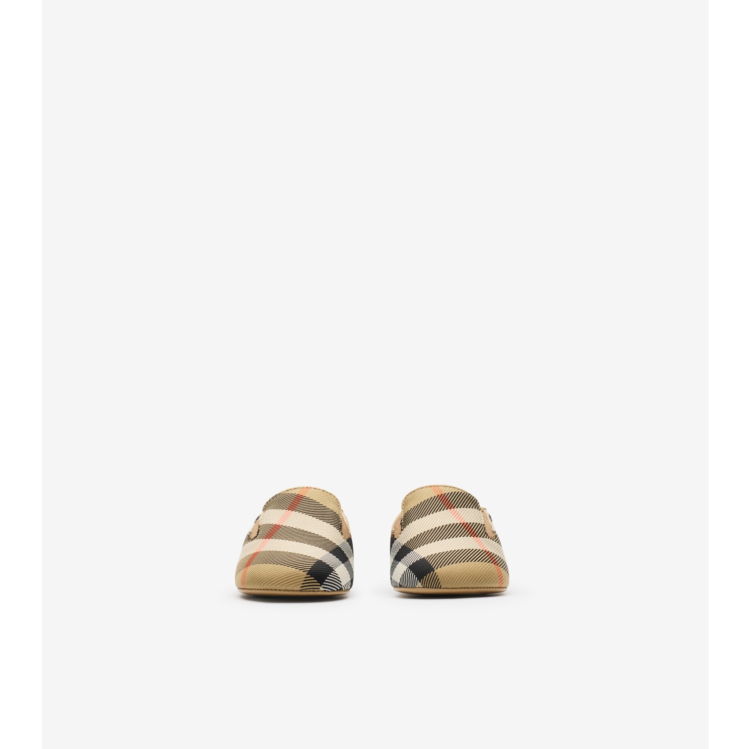 格纹尼龙混纺婴儿鞋