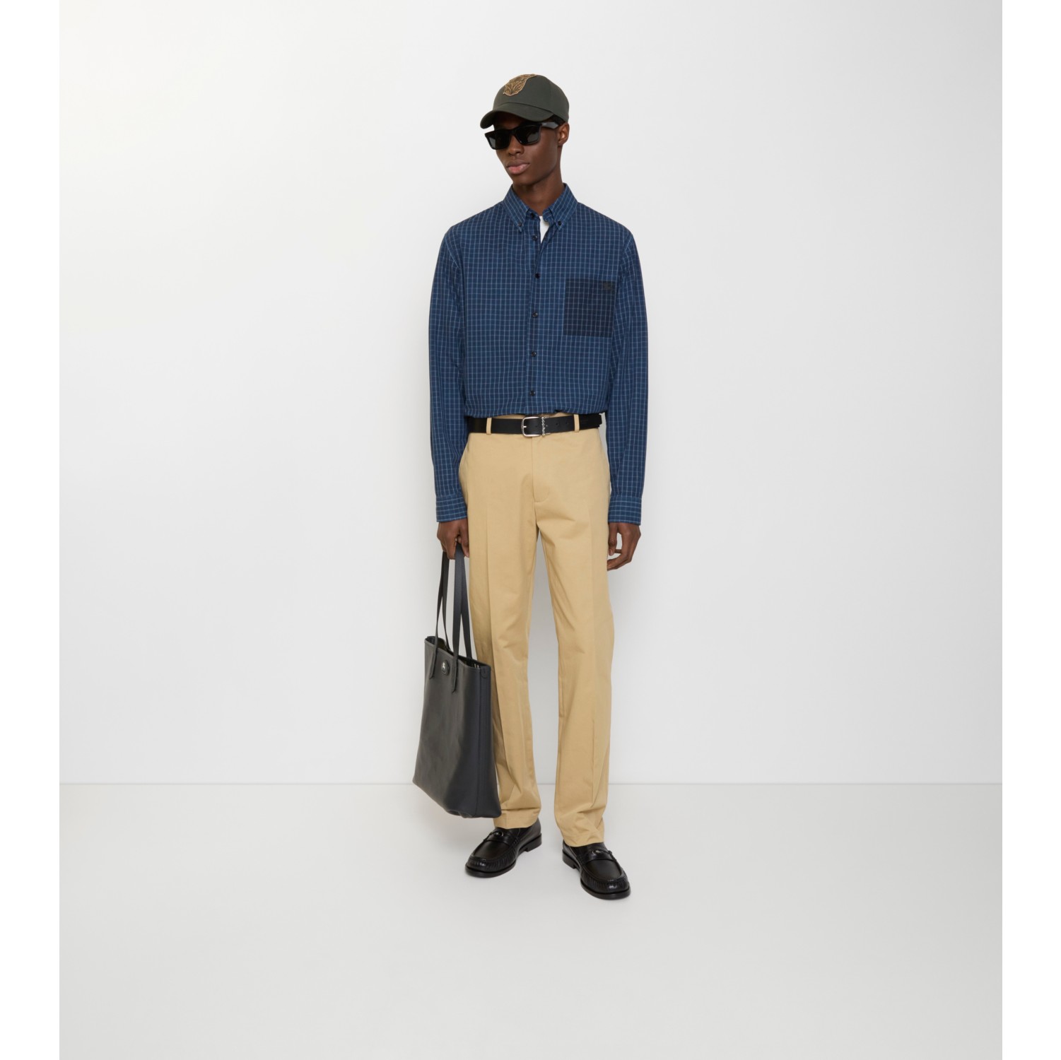 棉质斜纹卡其裤