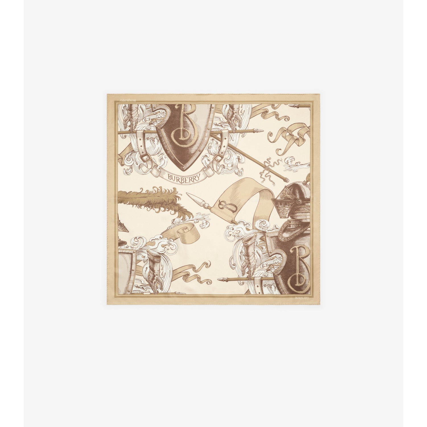 蚀刻风格骑士丝巾