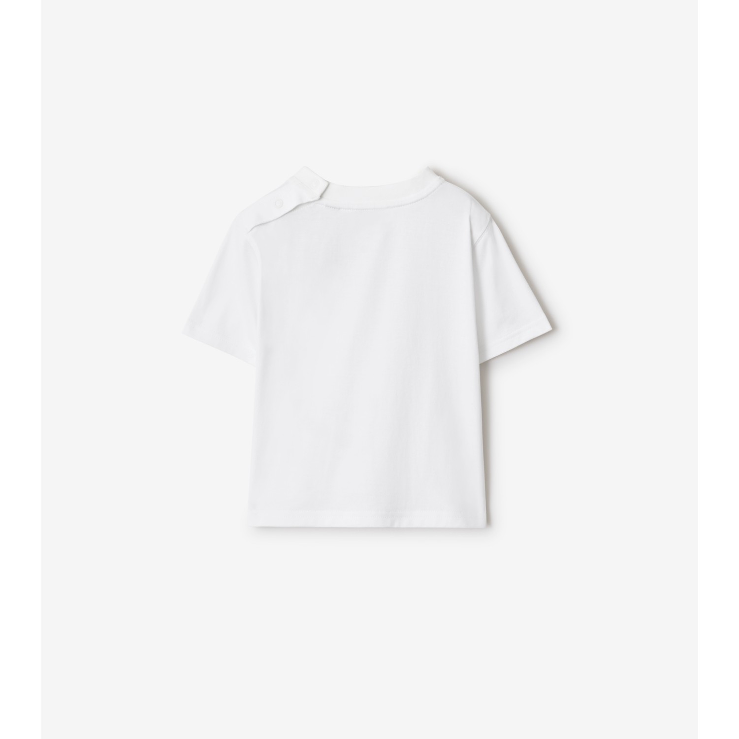 滑雪泰迪熊印花棉质 T 恤衫