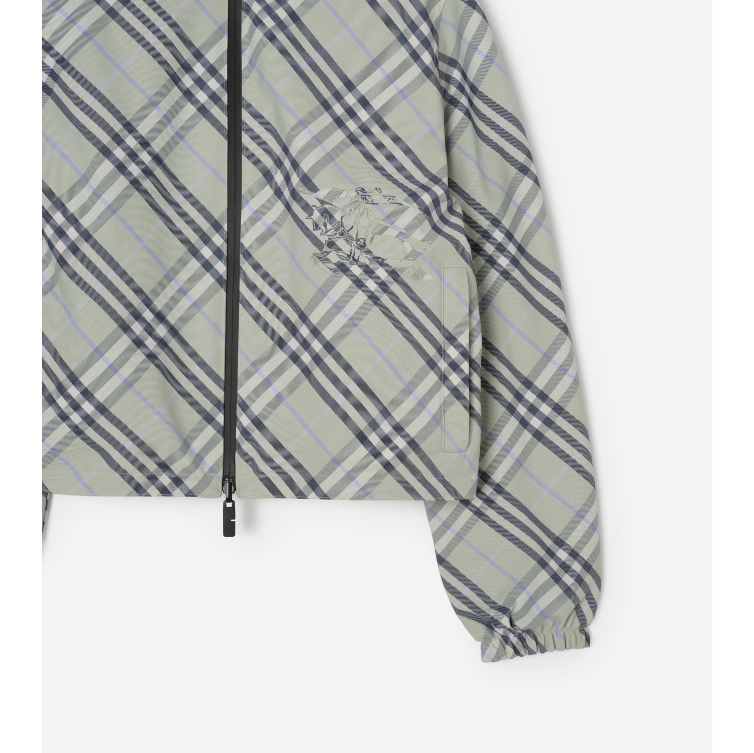 双面两穿短款格纹外套