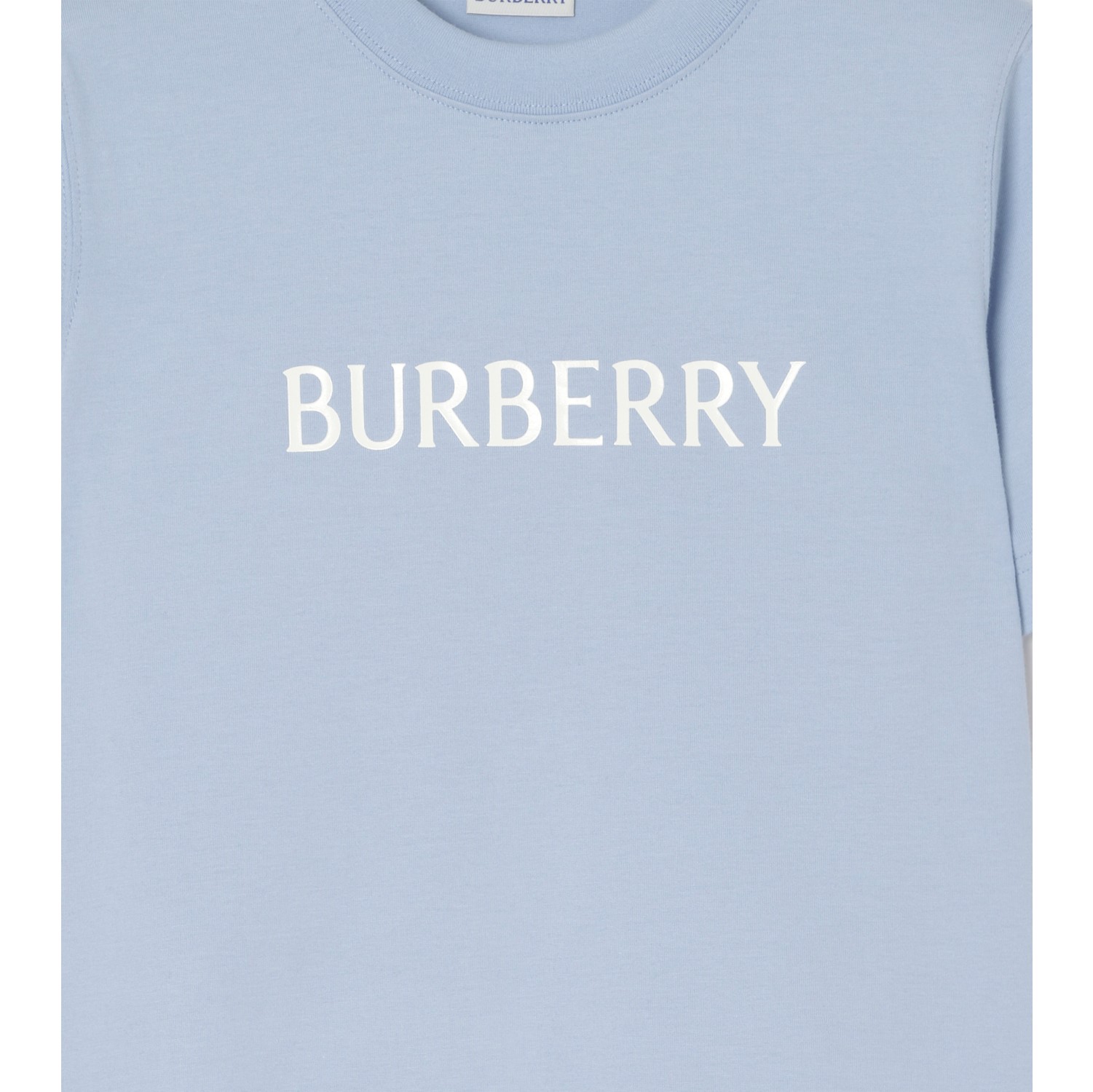 徽标装饰棉质 T 恤衫