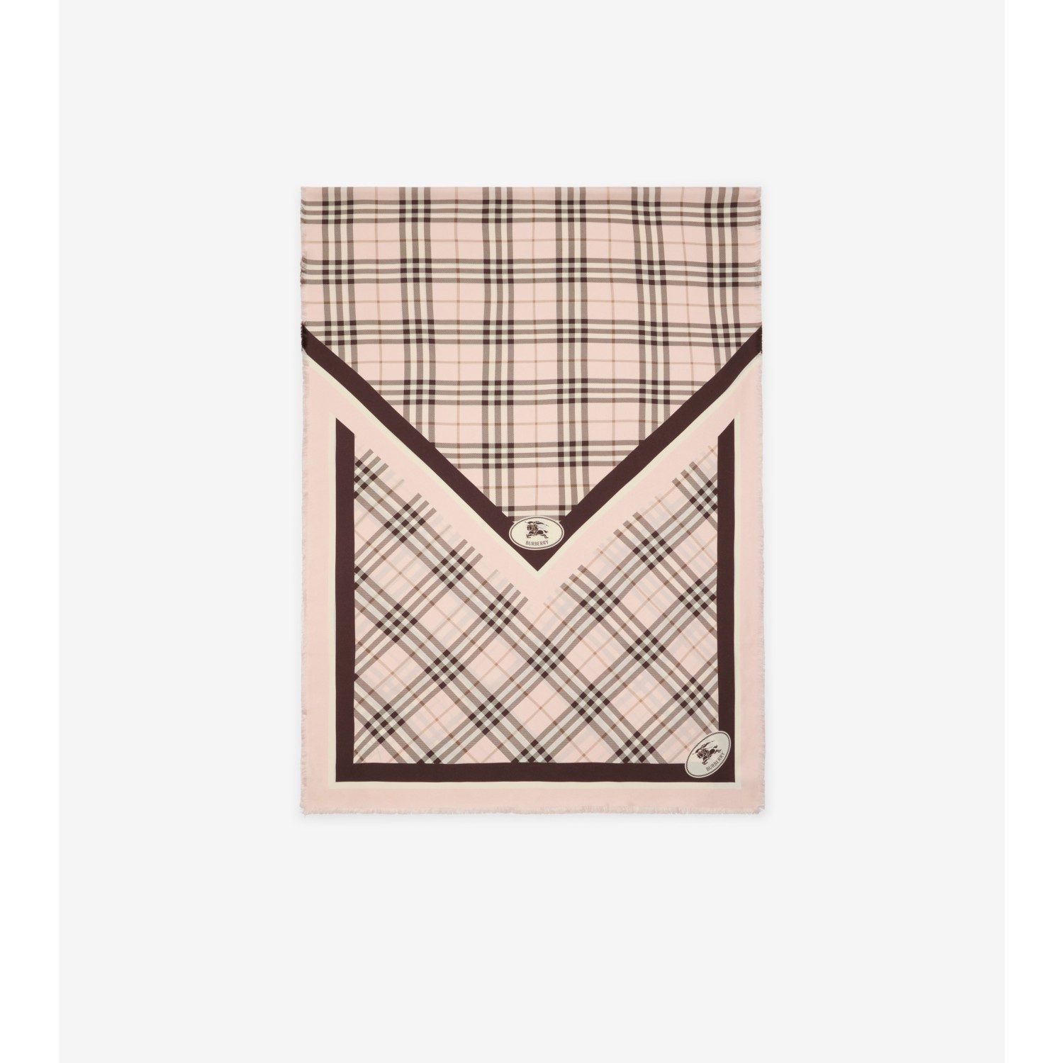 格纹骑士印章丝巾