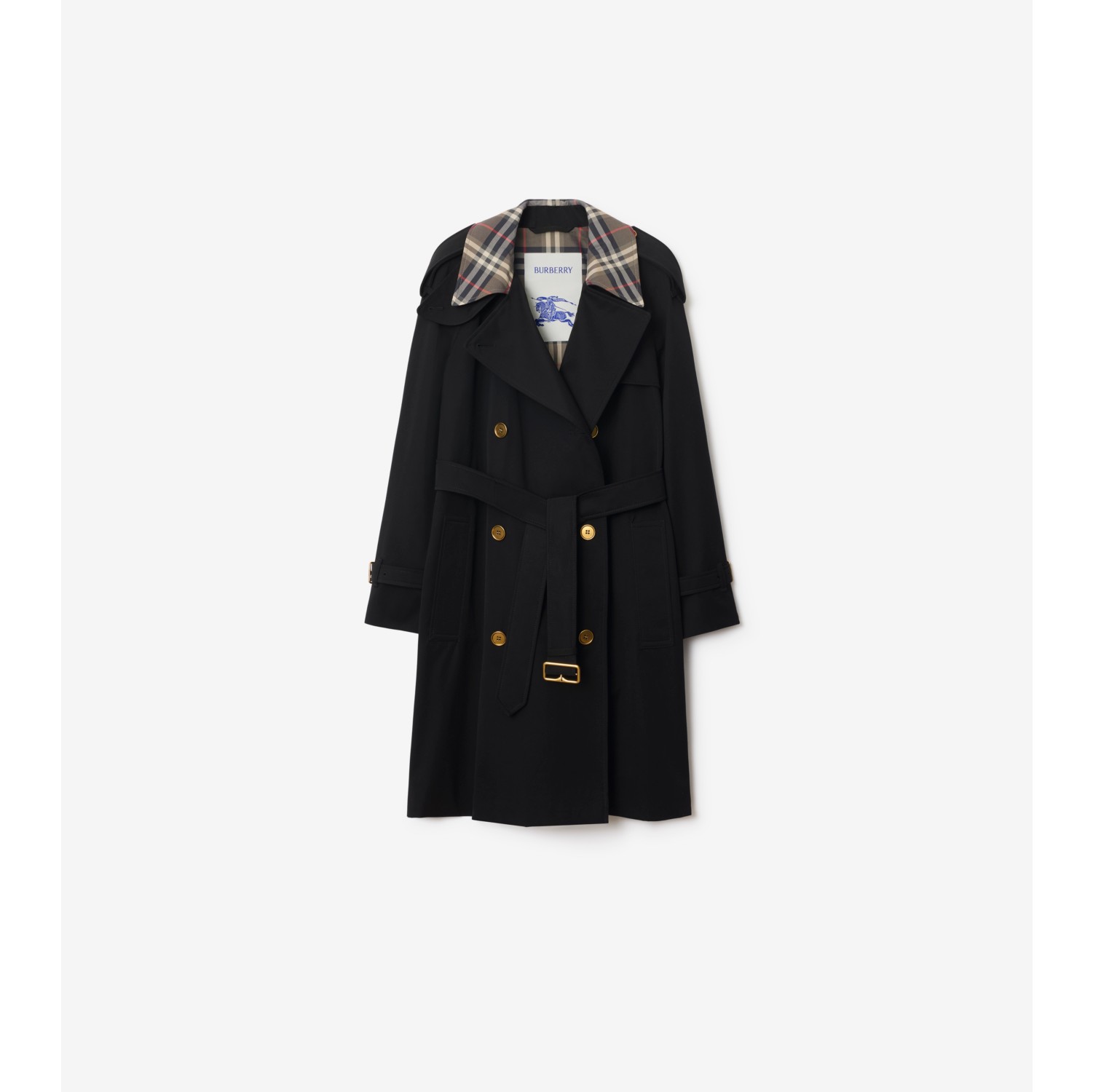 卡斯尔福德版型 – 中长款格纹衣领 Trench 风衣