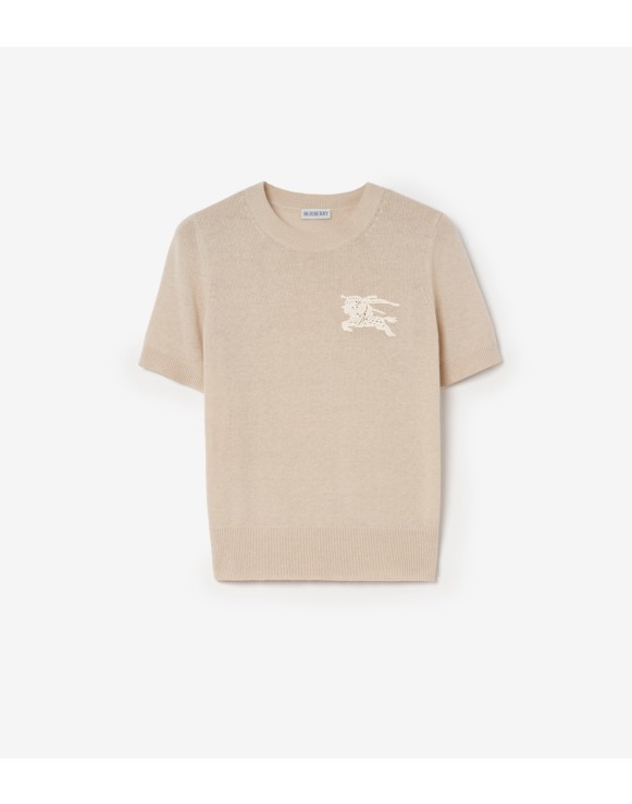 马术骑士徽标羊毛棉质混纺上衣