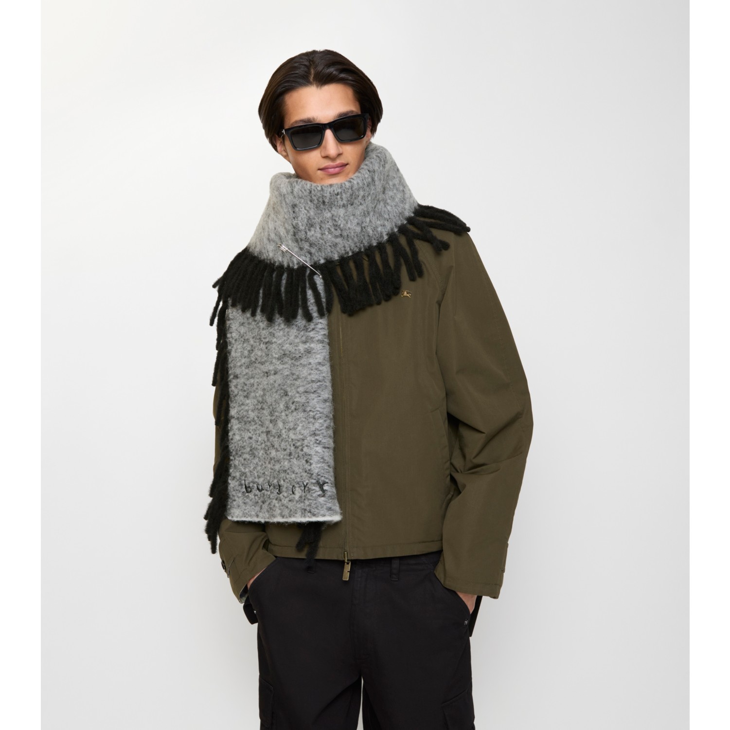 羊驼毛混纺 Happy 围巾