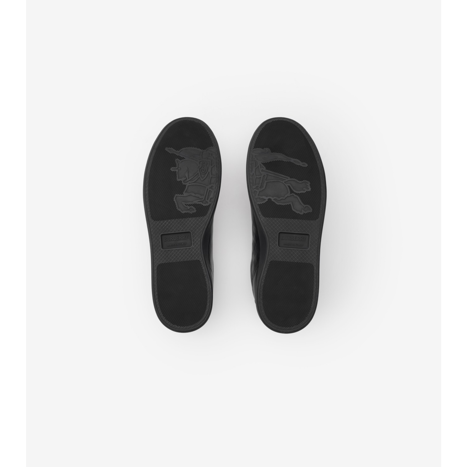 压花格纹皮革 Set 运动鞋