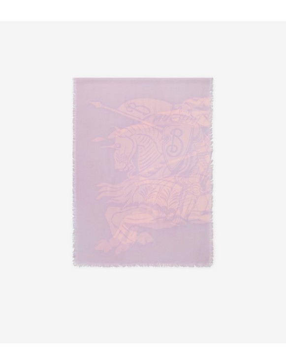 宽版马术骑士徽标羊毛围巾
