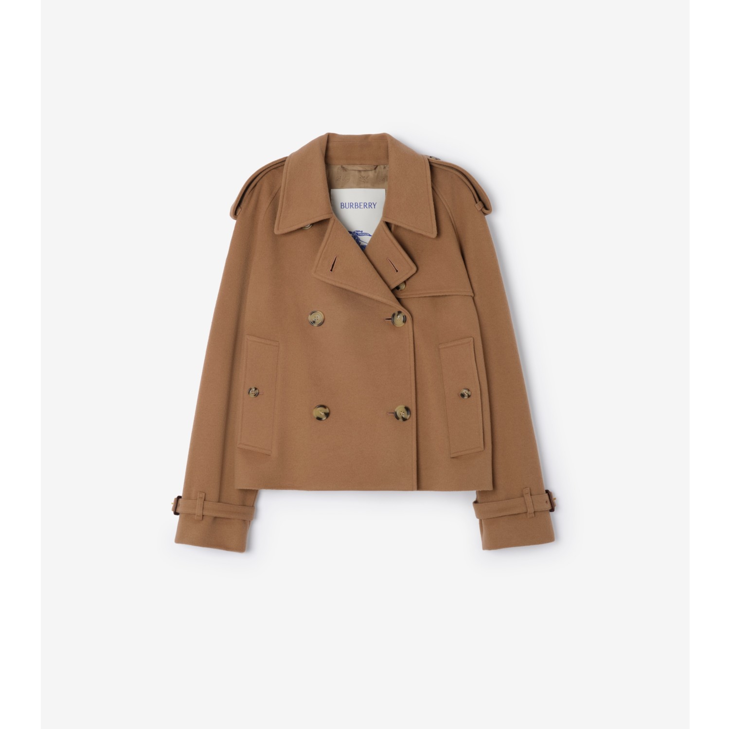 及腰短款羊绒 Mayfair Trench 外套