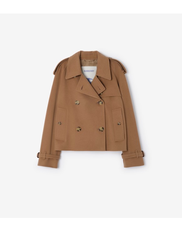 及腰短款羊绒 Mayfair Trench 外套