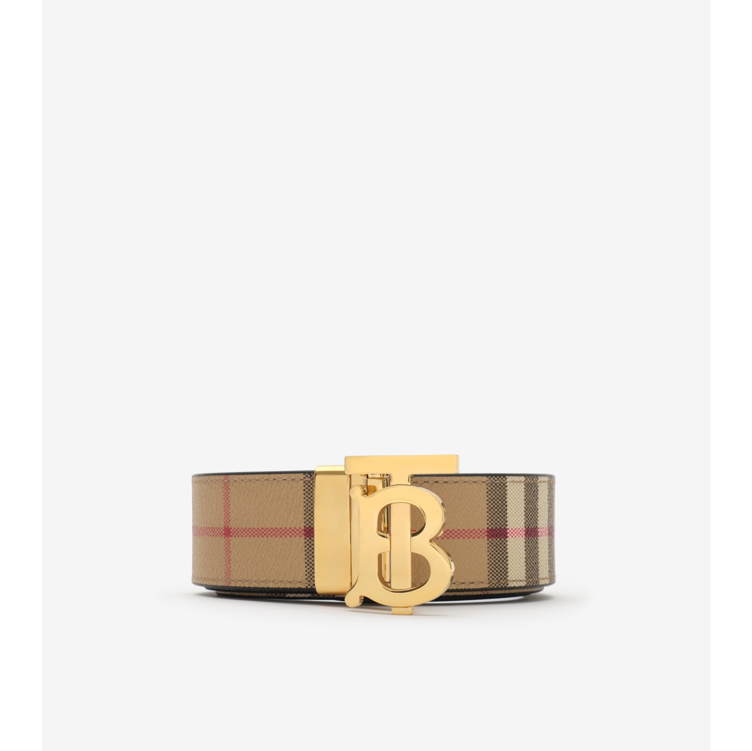 双面两用格纹 TB 腰带