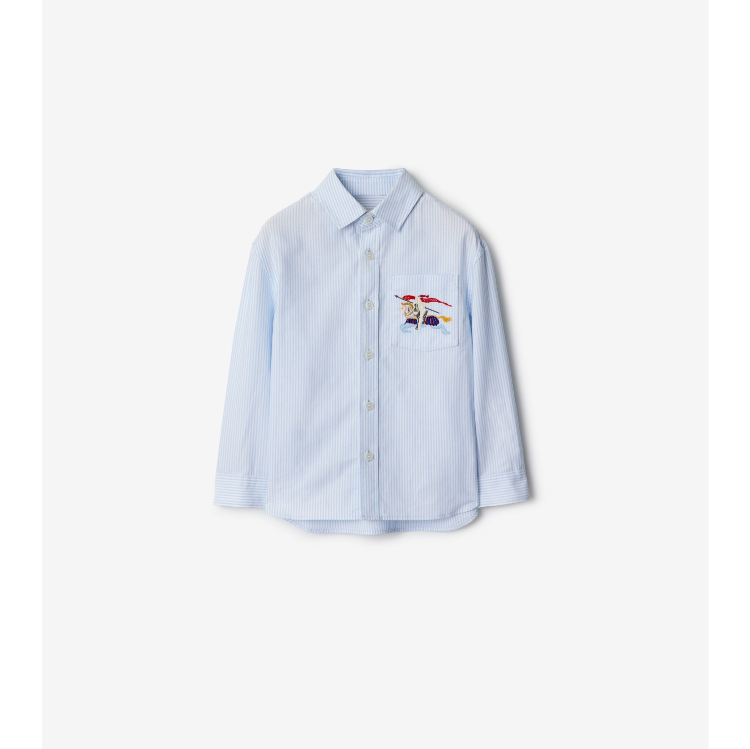 条纹棉质牛津衬衫