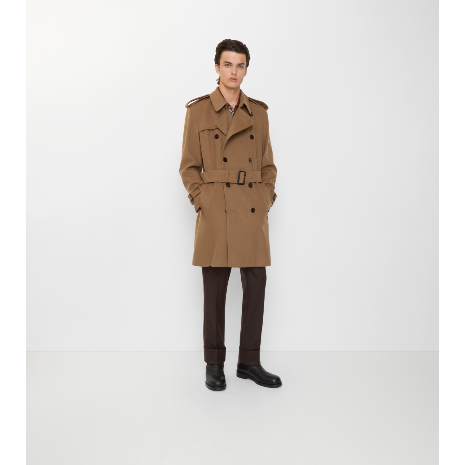 中长款羊绒 Trench 风衣