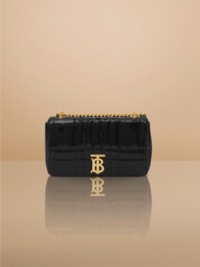 Sequinned Quilted Leather Small Lola Bag