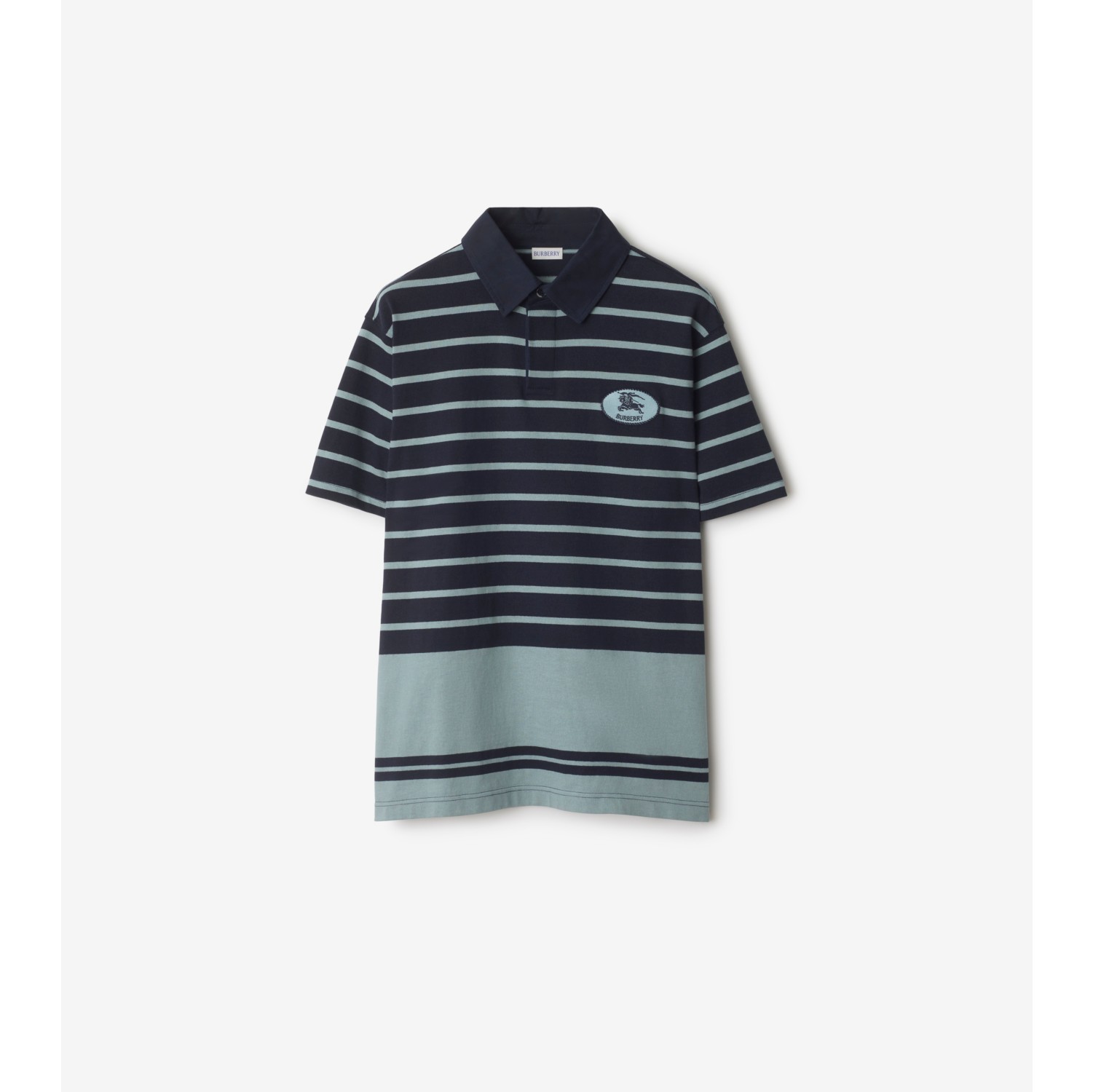 条纹棉质 Polo 衫