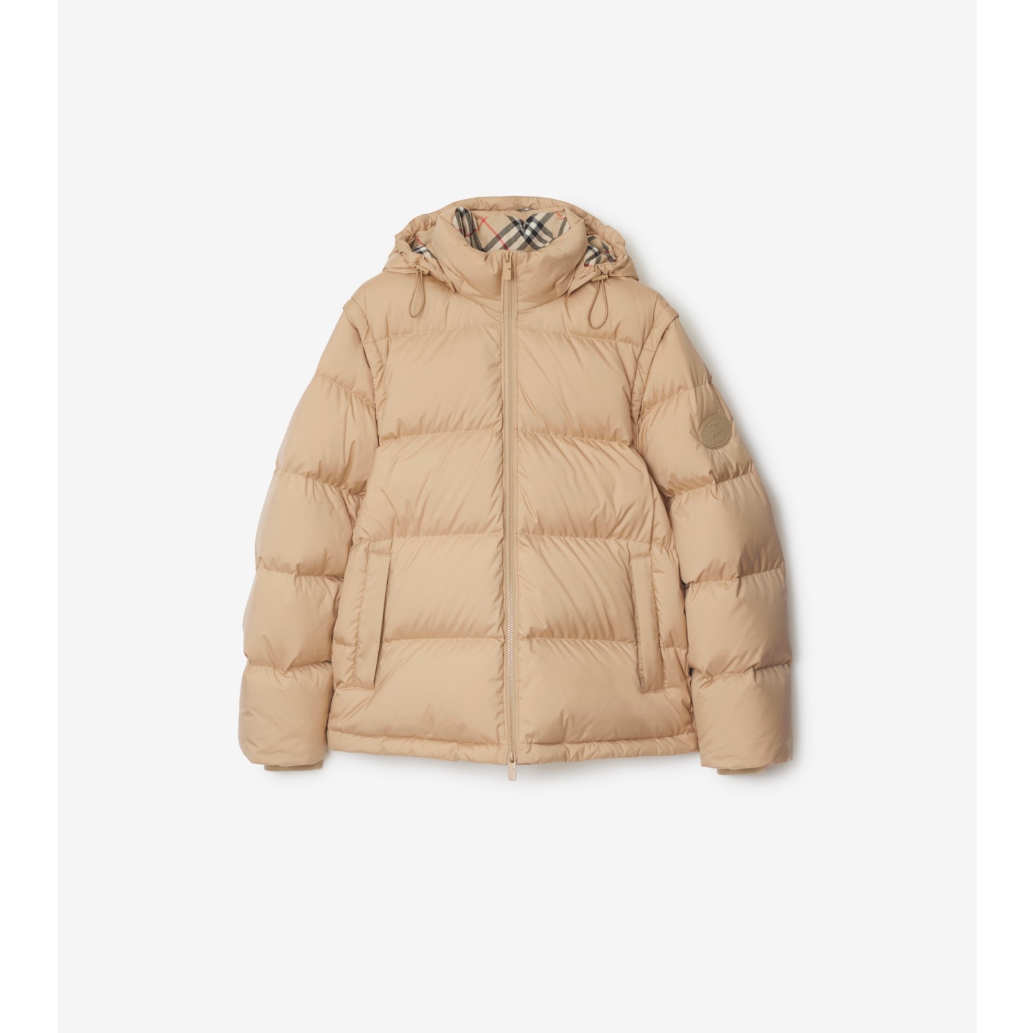 可拆式衣袖羽绒服