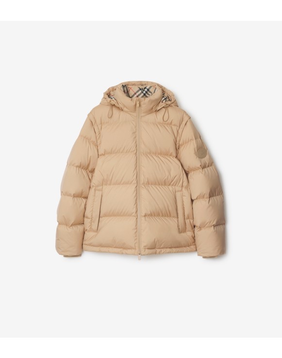 可拆式衣袖羽绒服