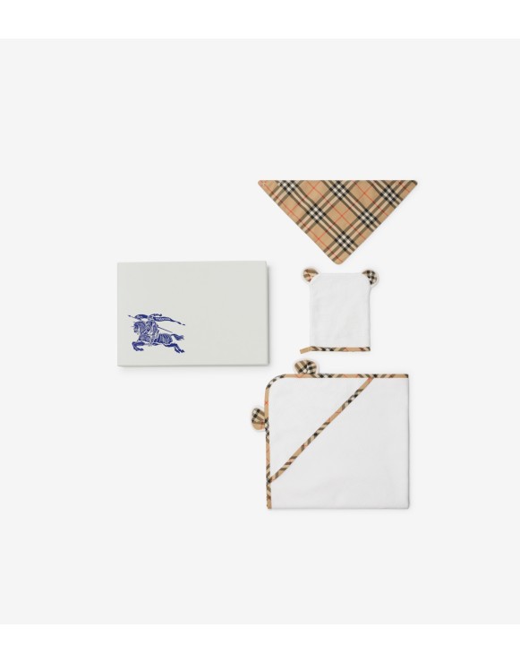 棉质混纺两件套婴儿礼品套装