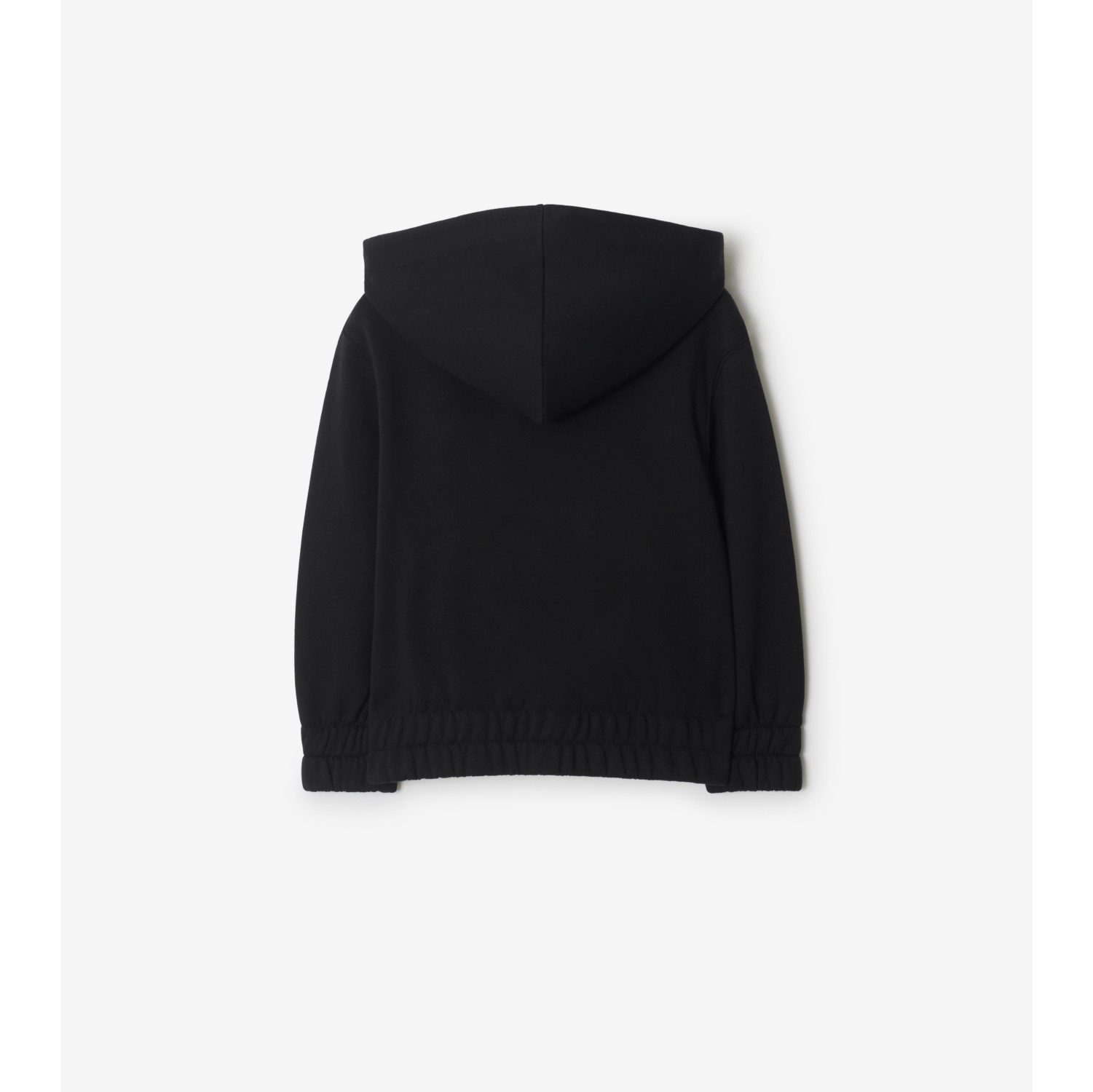 马术骑士徽标棉质拉链连帽衫