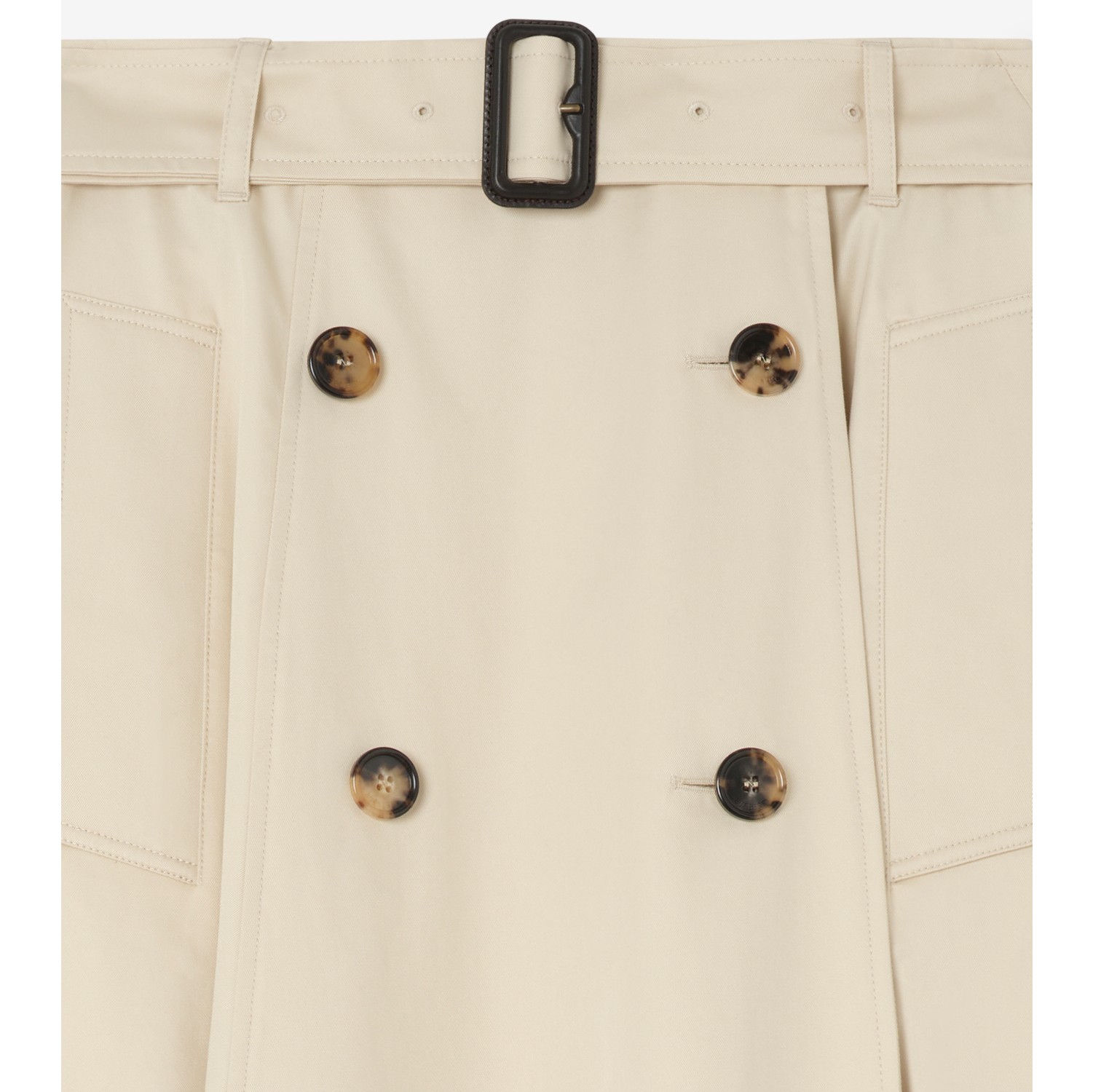 嘎巴甸 Trench 中长裙