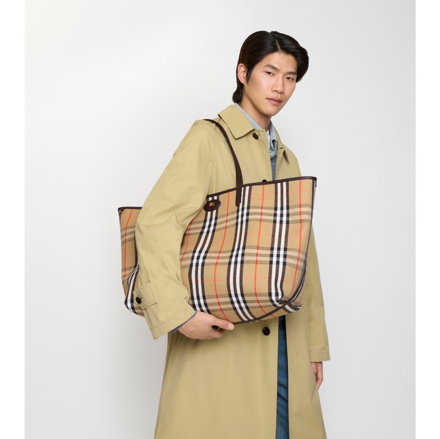 双面两用大号 Bloomsbury 托特包