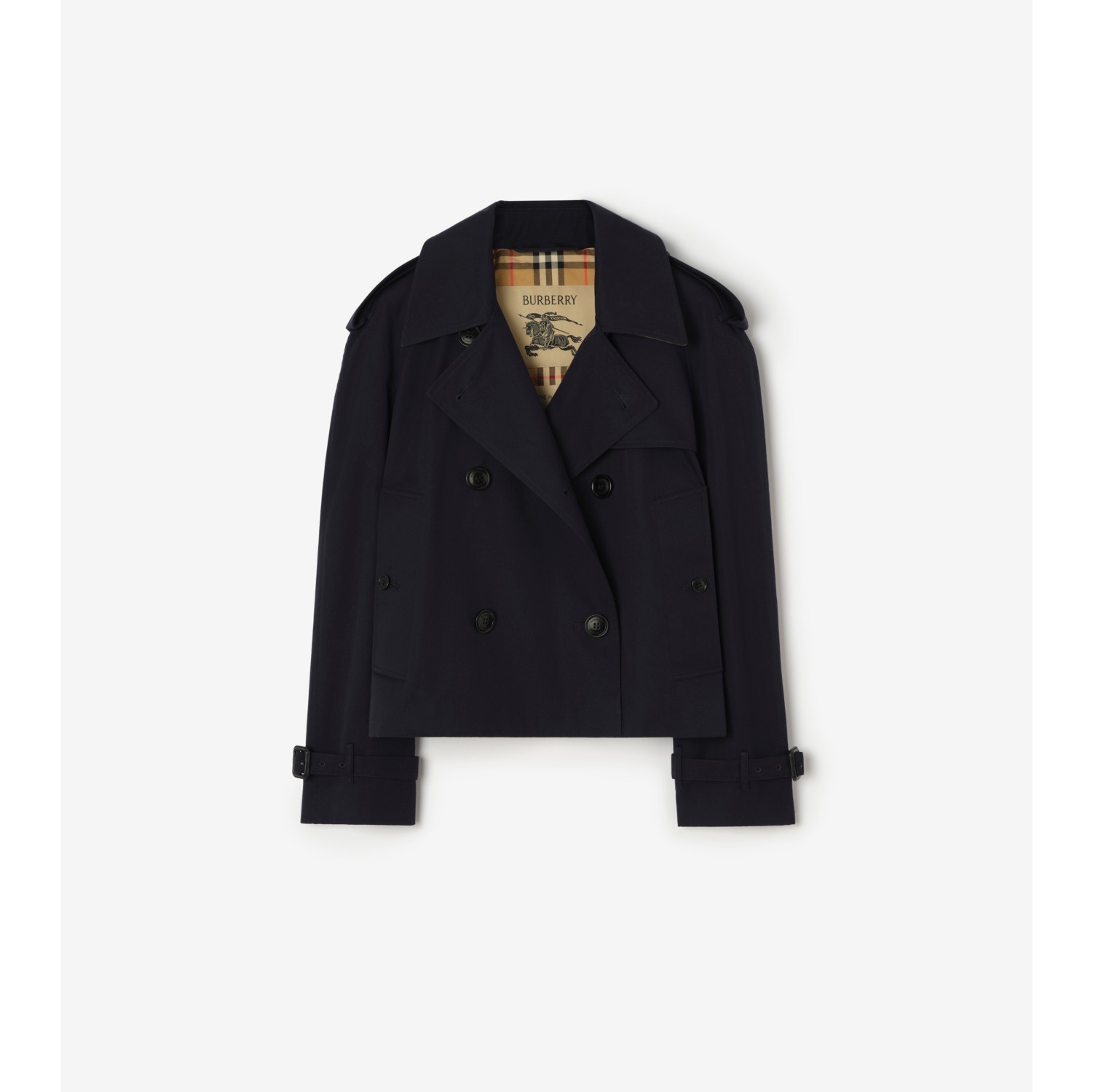 及腰短款嘎巴甸 Mayfair Trench 外套