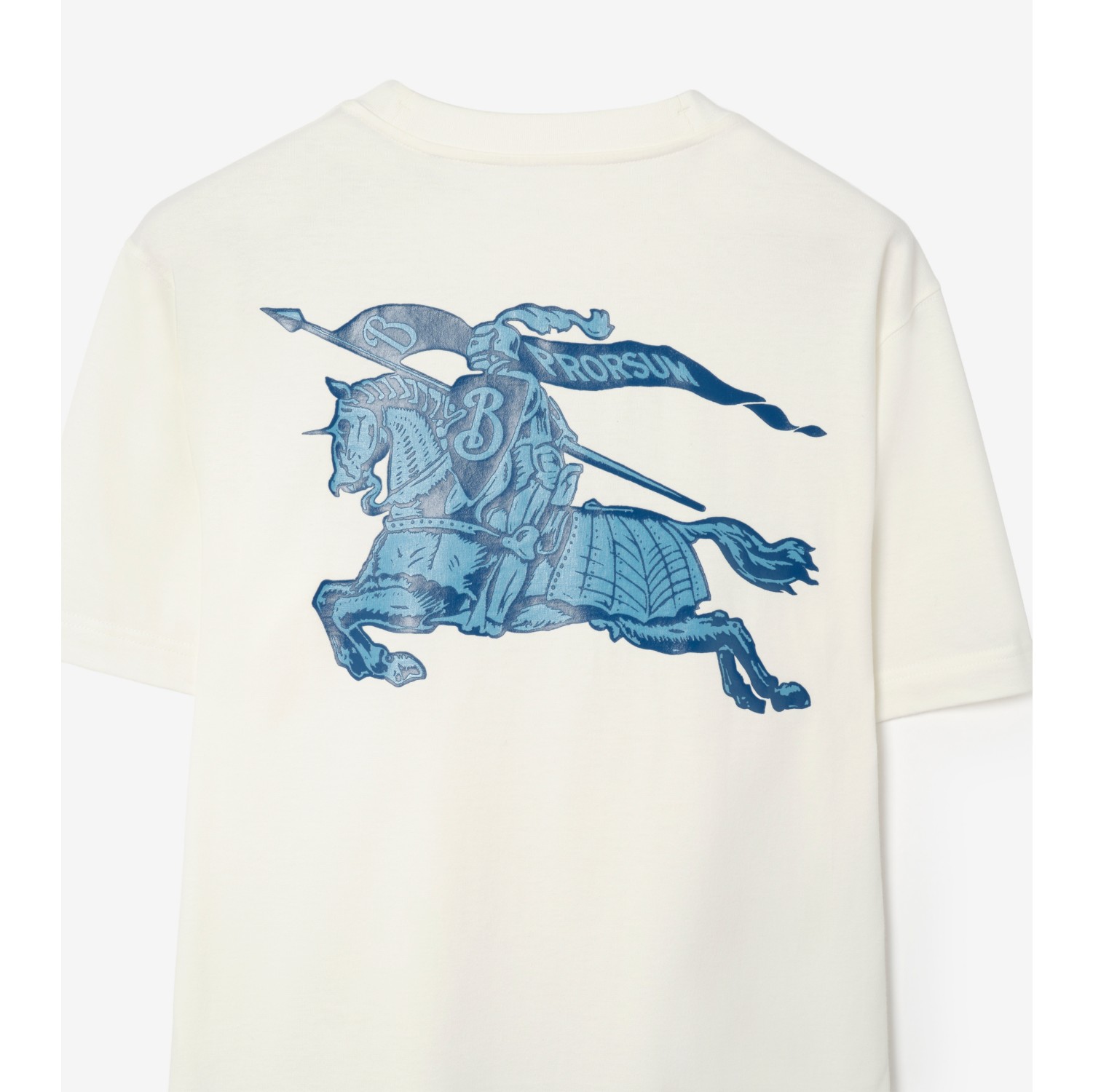 典藏徽标装饰棉质 T 恤衫