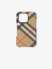 沙色格纹iPhone 16 Pro手机保护套