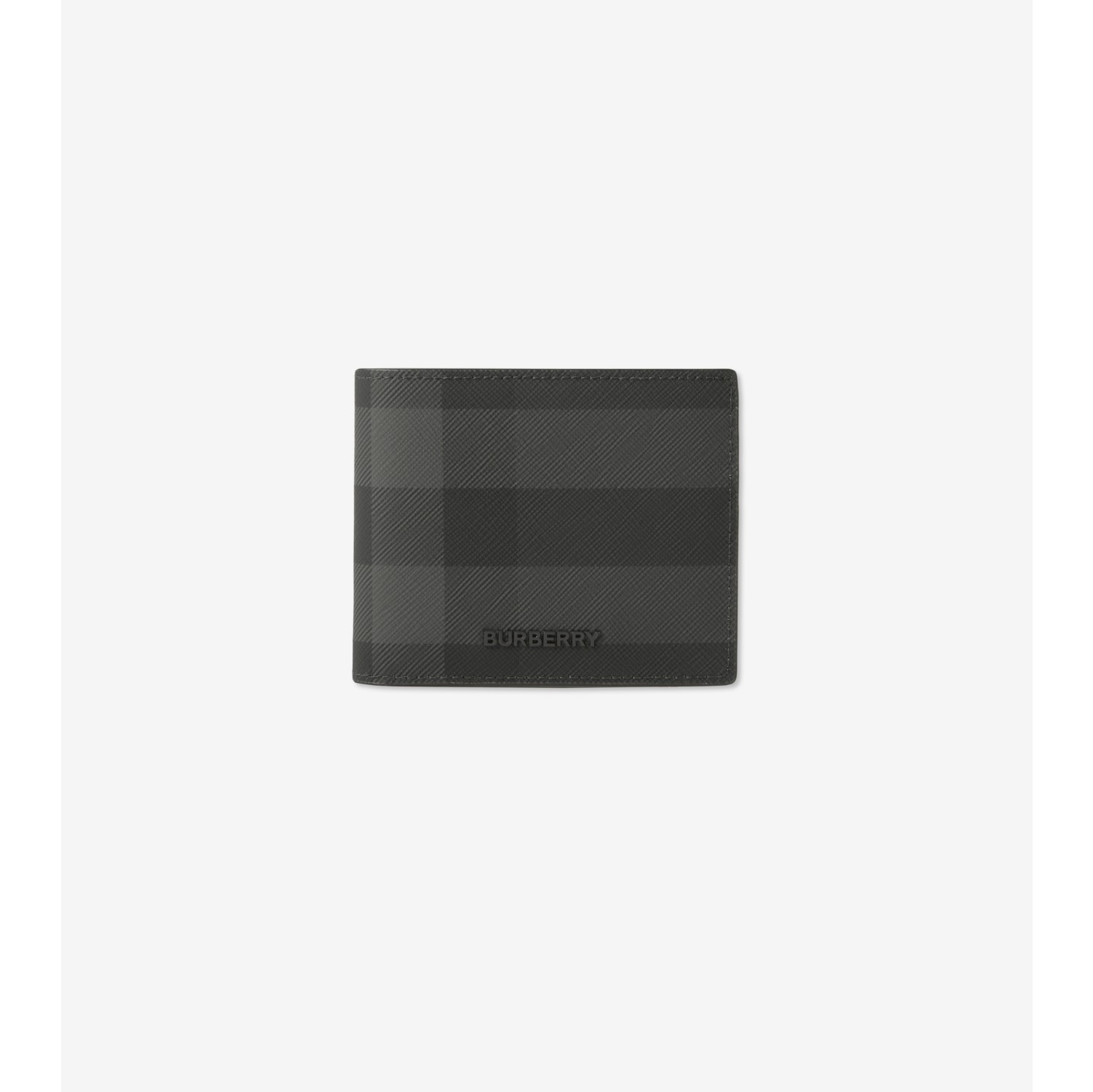 格纹轻薄双折钱夹