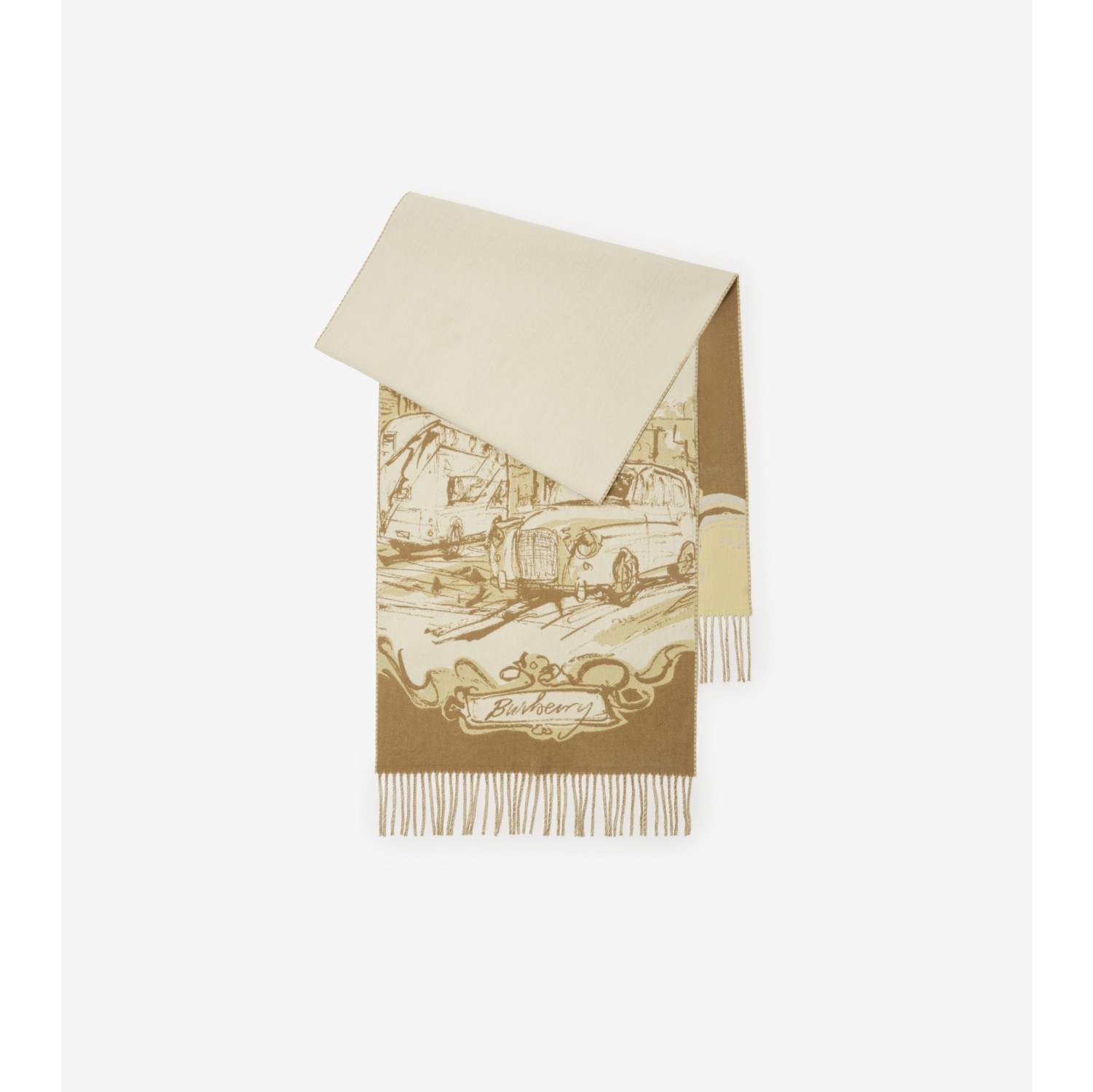 威斯敏斯特提花羊绒围巾