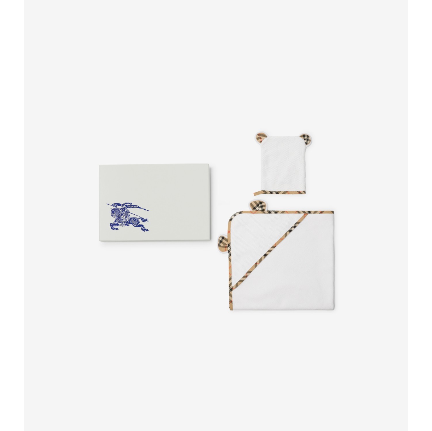 棉质混纺两件套婴儿礼品套装