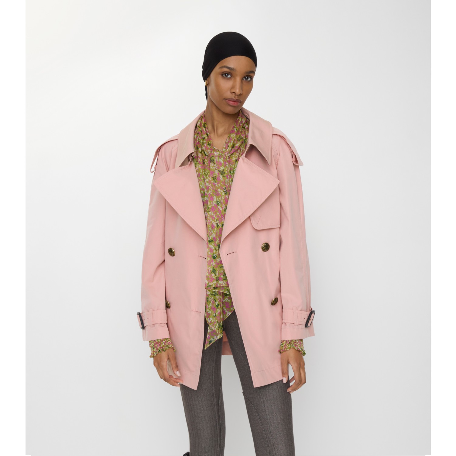 短款轻盈棉质 Fitzrovia Trench 风衣