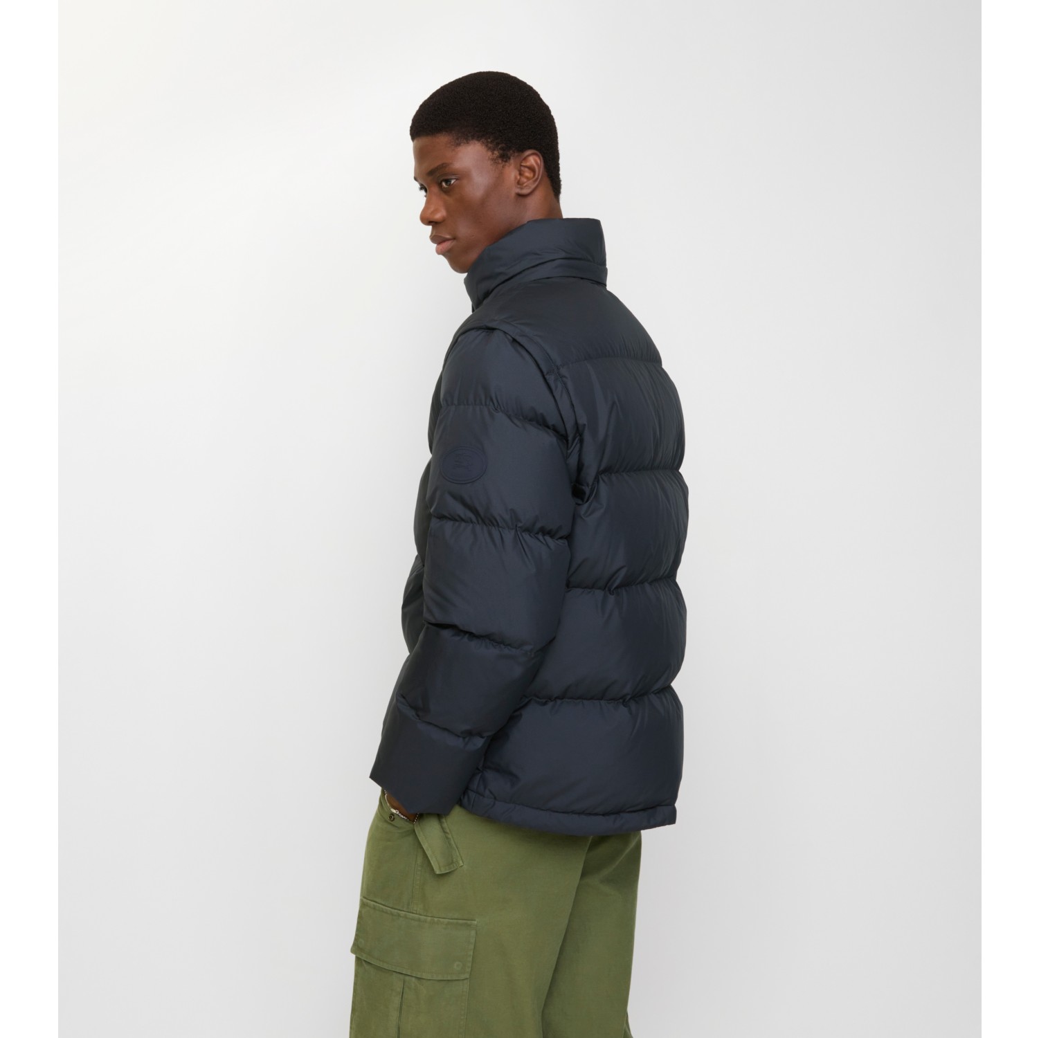 可拆式衣袖羽绒服