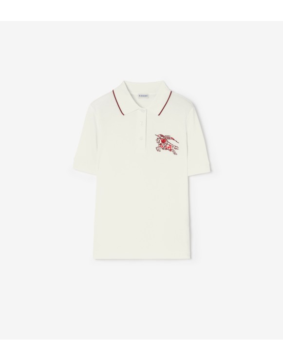 心形盾牌骑士徽标棉质 Polo 衫