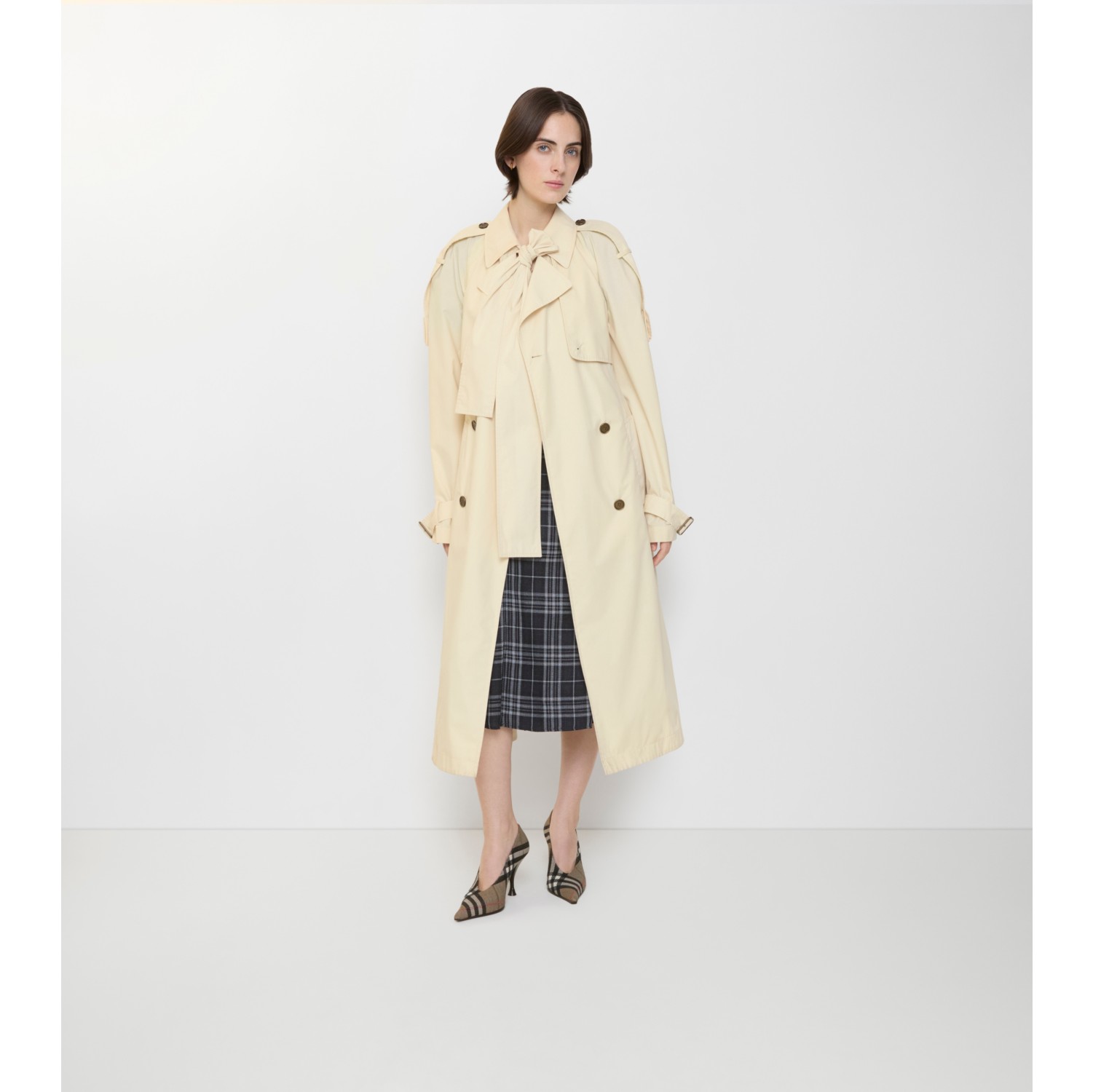 长款帆布 Trerose Trench 风衣