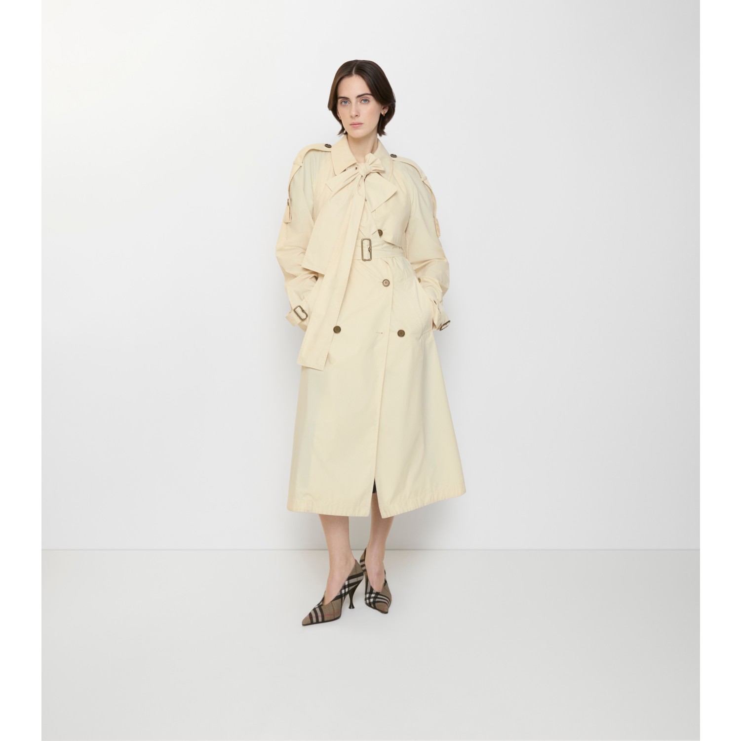 长款帆布 Trerose Trench 风衣