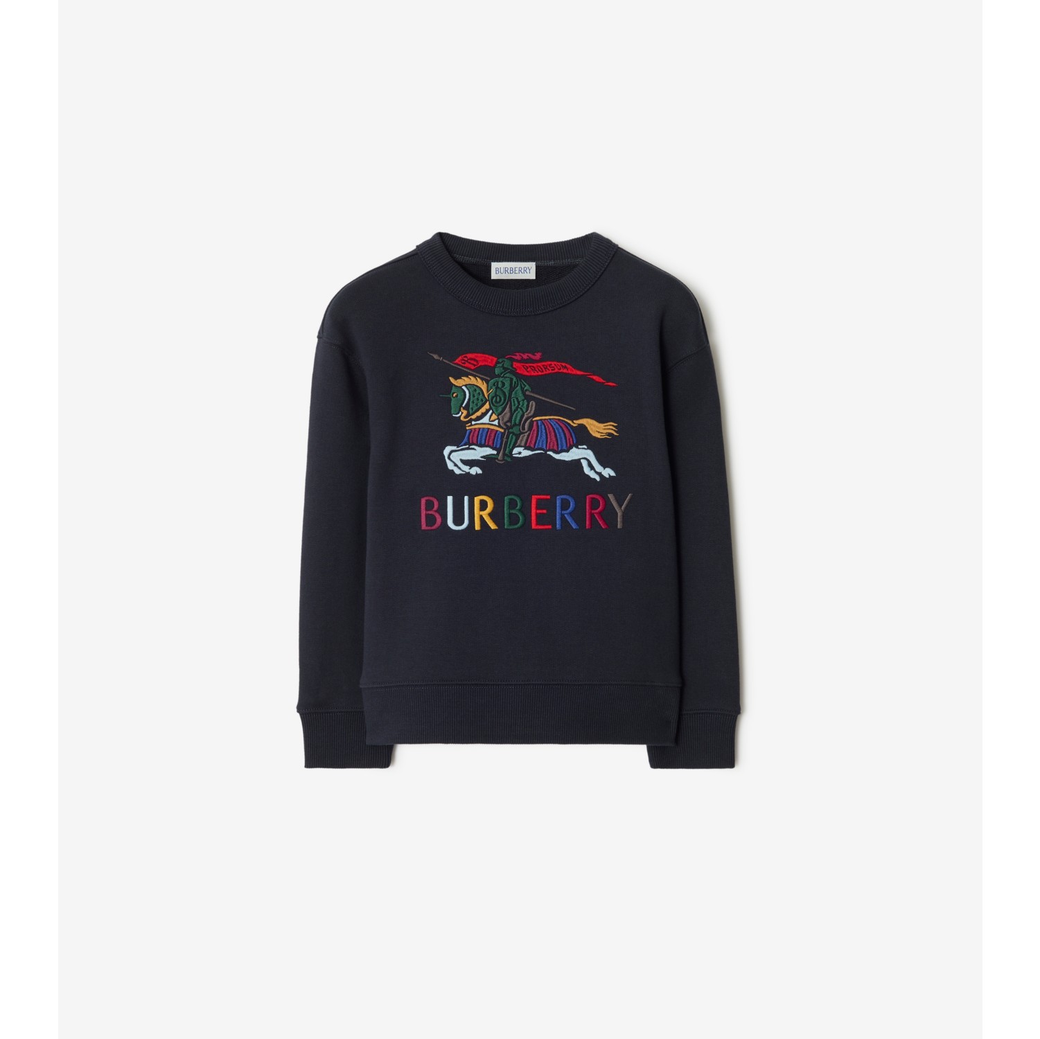 马术骑士徽标棉质运动衫