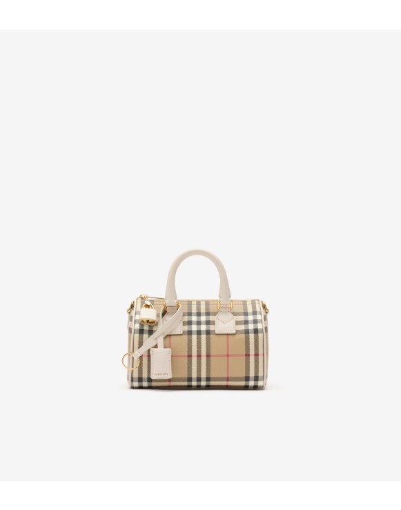 迷你格纹保龄球包